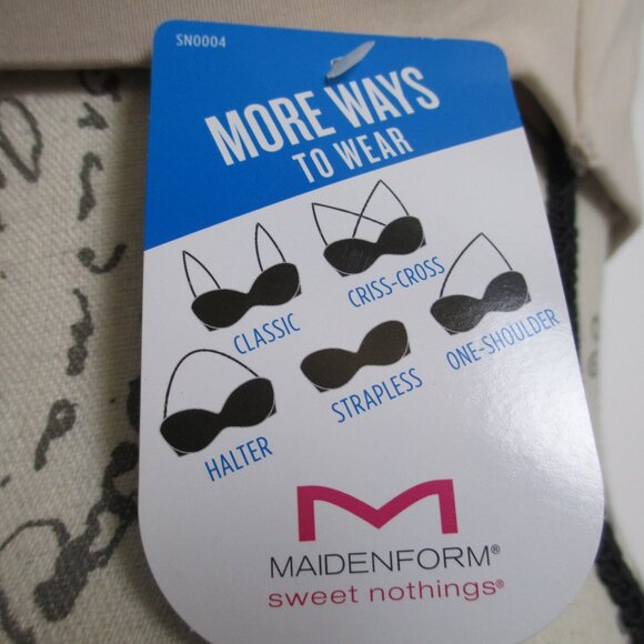 Maidenform Women's Tan Bra Size 40DD - Picture 3 of 7